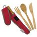 To-Go Ware Bamboo Utensil Set CAYENNE RED